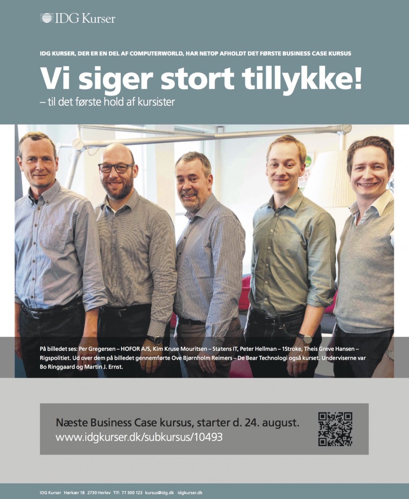 Computerworld annonce - Business Case